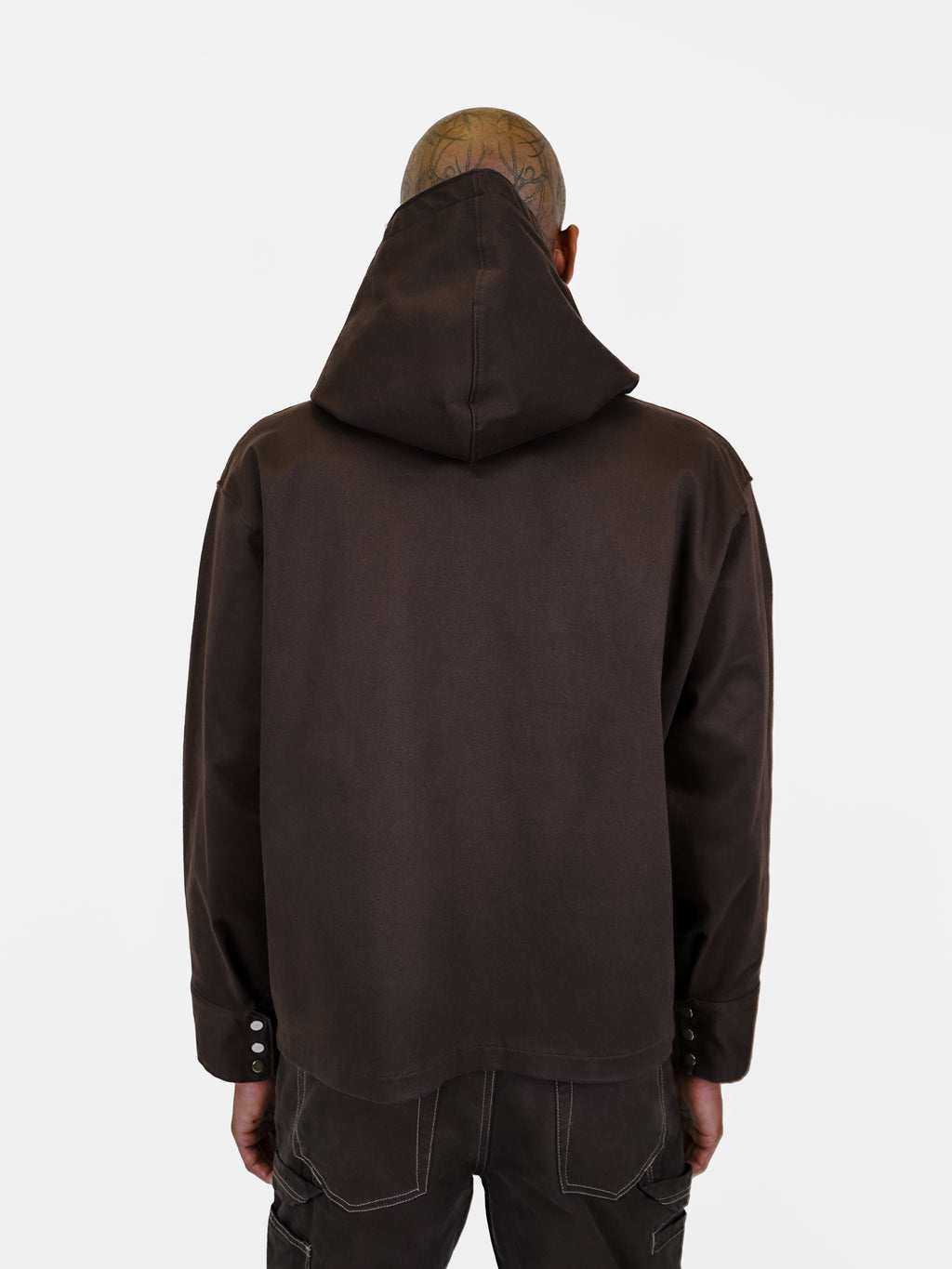 The "Marrakesh" Hooded Jacket - Soil Brown
