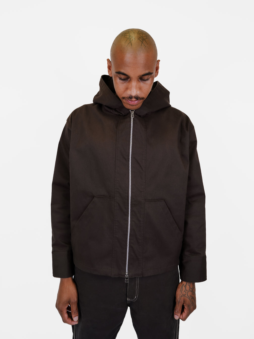 The "Marrakesh" Hooded Jacket - Soil Brown