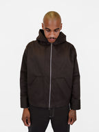 The "Marrakesh" Hooded Jacket - Soil Brown