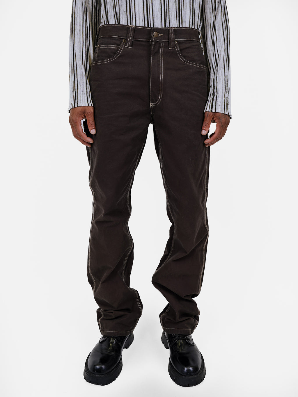 The "Mud" Carpenter Pants -  Soil Brown
