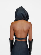 The "Zoe" Vest - Dark Indigo