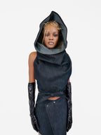 The "Zoe" Vest - Dark Indigo